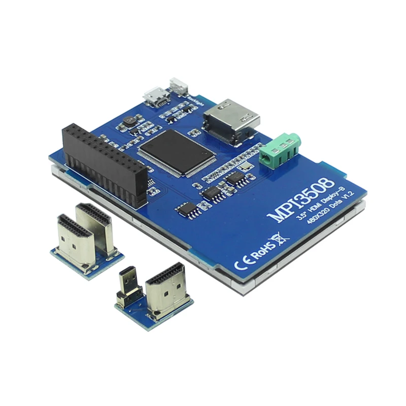 3.5 Inch HDMI Touch Screen for Raspberry Pi 4B/3B/Zero 2W - Resistive Touch Display