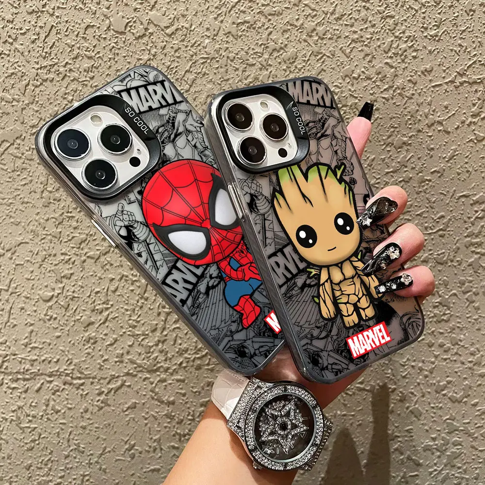 

Marvel Spider-Man Groot Venom Cover Phone Case For OPPO REALME 13 12 11 10 9 9I 8 8IC65 C63 C53 C35 C33 C31 C21Y Hard Case Funda