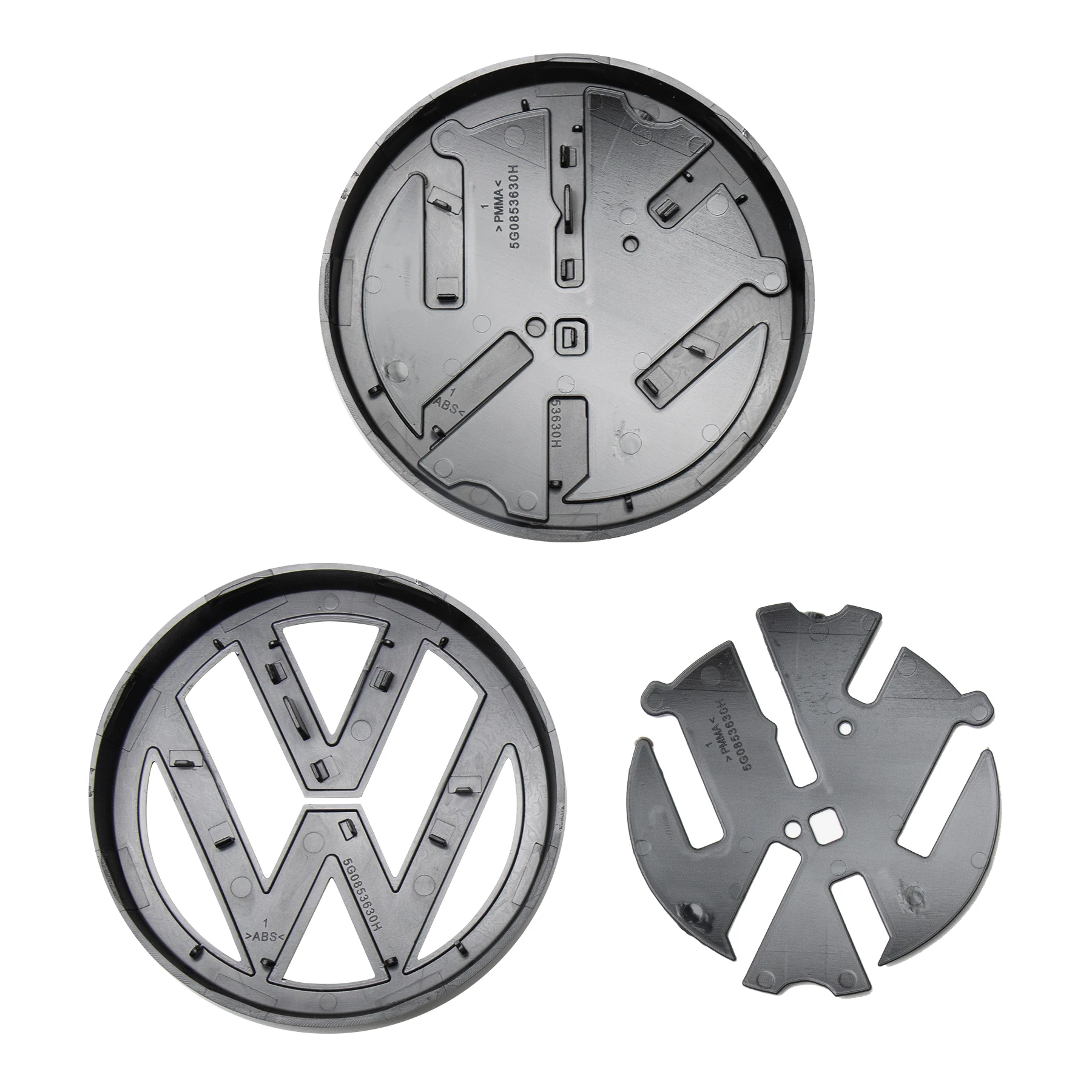 For Volkswagen VW Golf 7 MK7 2014 2015 2016 2017 Car Front Rear Replace Styles Emblem Cover Rear Trunk Lid Stickers Accessories