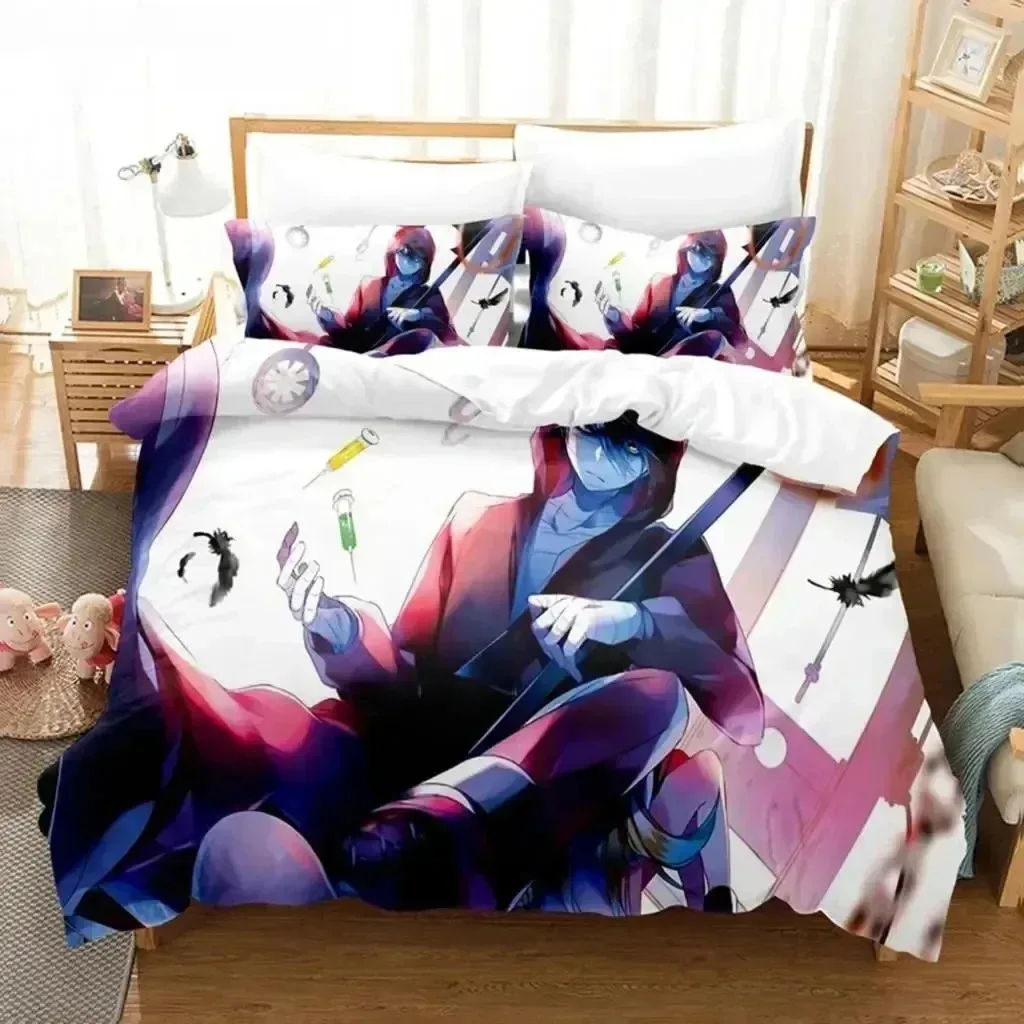 

Anime Angels of Death Bedding Set For Bedroom Soft Modern Bedspreads Comefortable Kids Duvet Cover Quilt Cover And Pillowcase