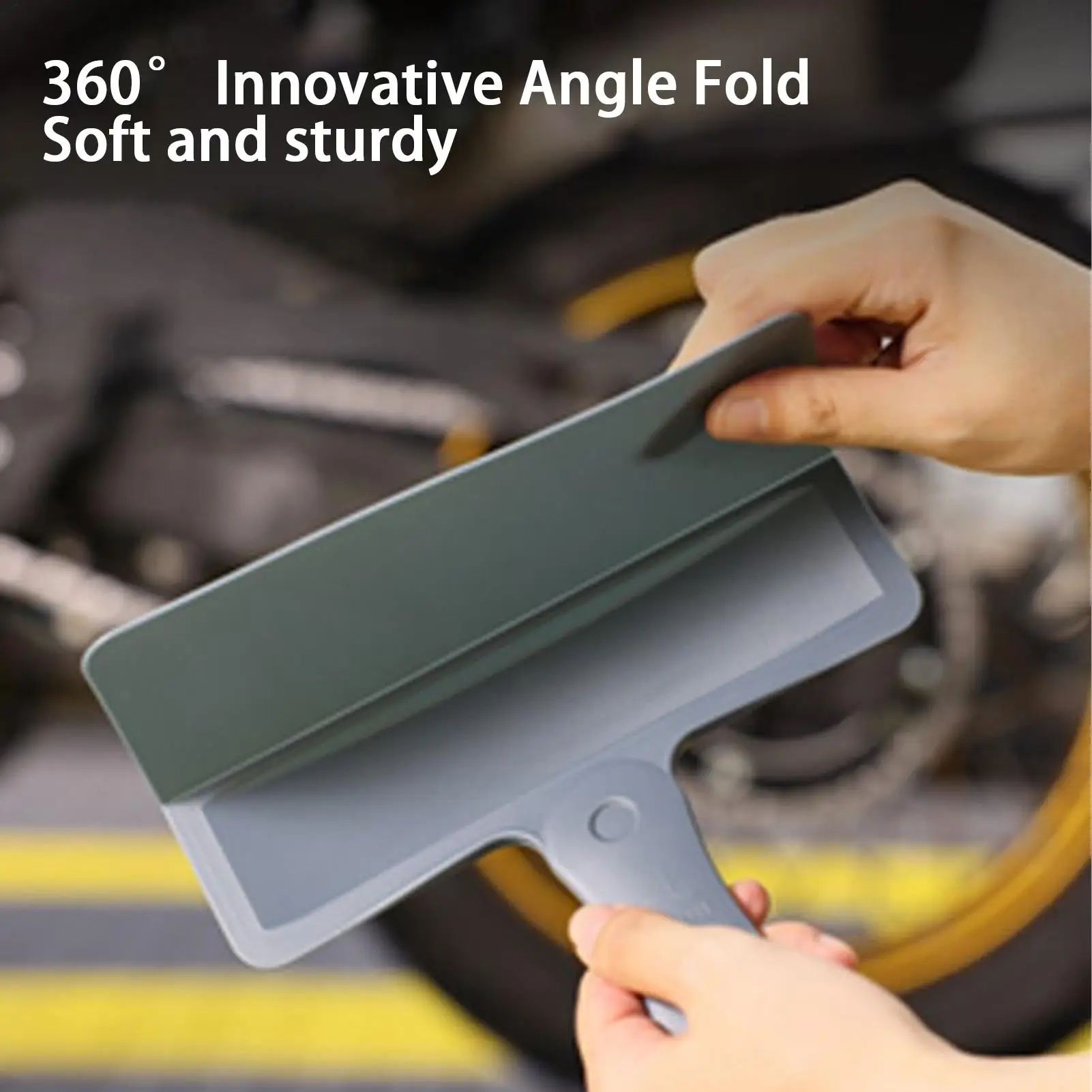 

Foldable Motorcycle Chain Oiler Tool No Clutter Lube Applicator With Oil Baffle, Women Men Beginners Long Travel Cycling parts