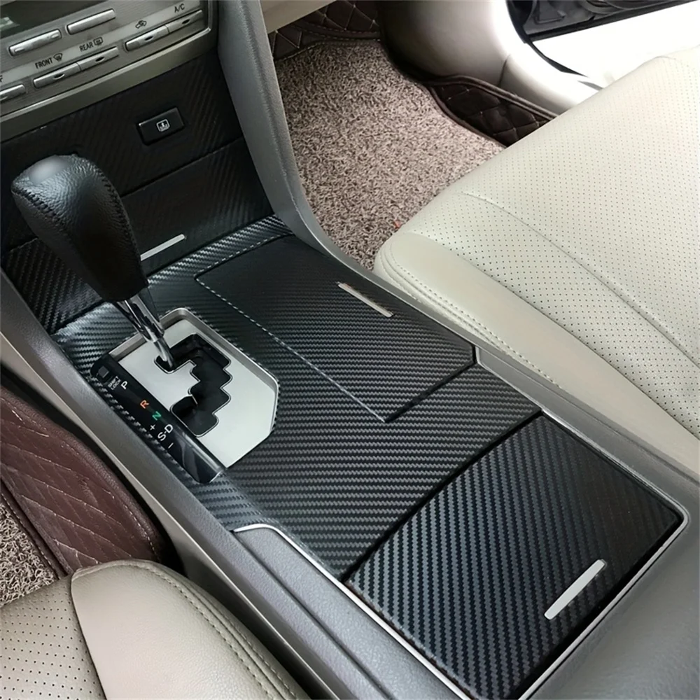 

For The 2006-2011 for TOYOTA Camry XV40 Interior Control Panel Door Handle Carbon Fiber Stickers Decals Car styling Accessorie