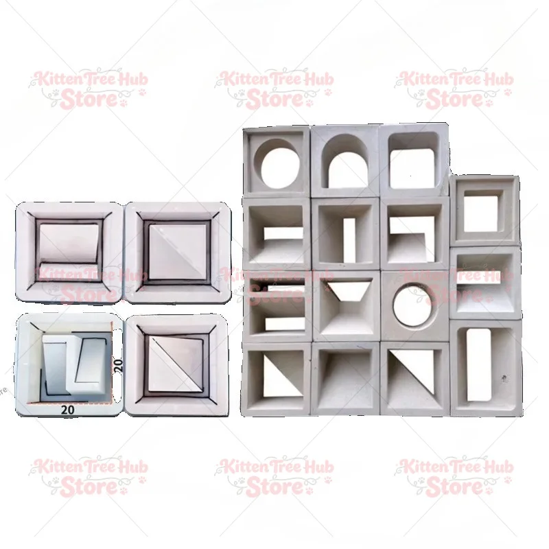 Cement hollow brick plastic mold hollow art partition modeling component double-sided