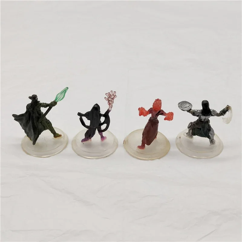 1-4Pcs Monster War Game Chess Warrior Wizard Magic Figure With Base Model Collection Toy Gift For Kid Boy Adult