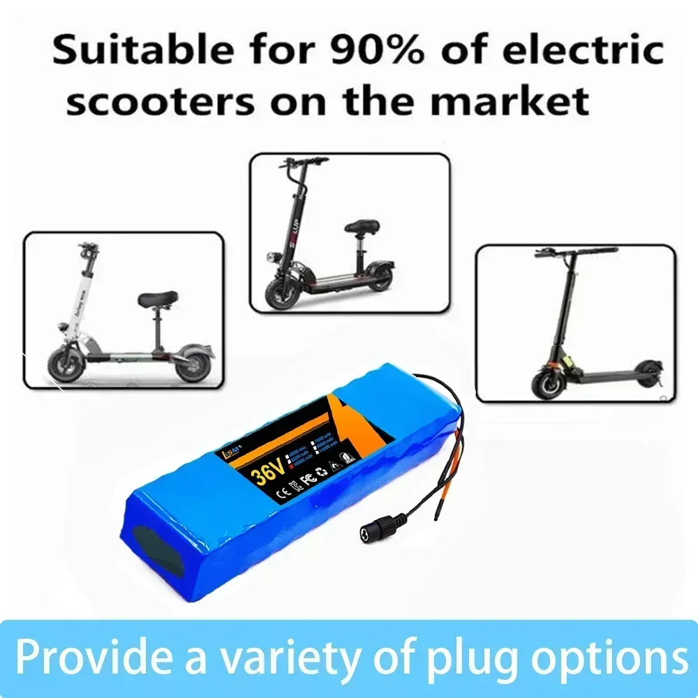 LISM100% true capacity 10S2P 36V 100000mAh 42v Electric Scooter Battery Lithium Electric Scooter 500W Electric Scooter Battery