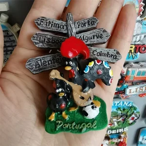 Portugiesisch-portugiesisch-portugiesisch, harz, magnetisch, dekoriert, speicher, speicher, portugiesisch, portugiesisch 10 Hauptverkäufe Iman Aveiro Portugal - №7