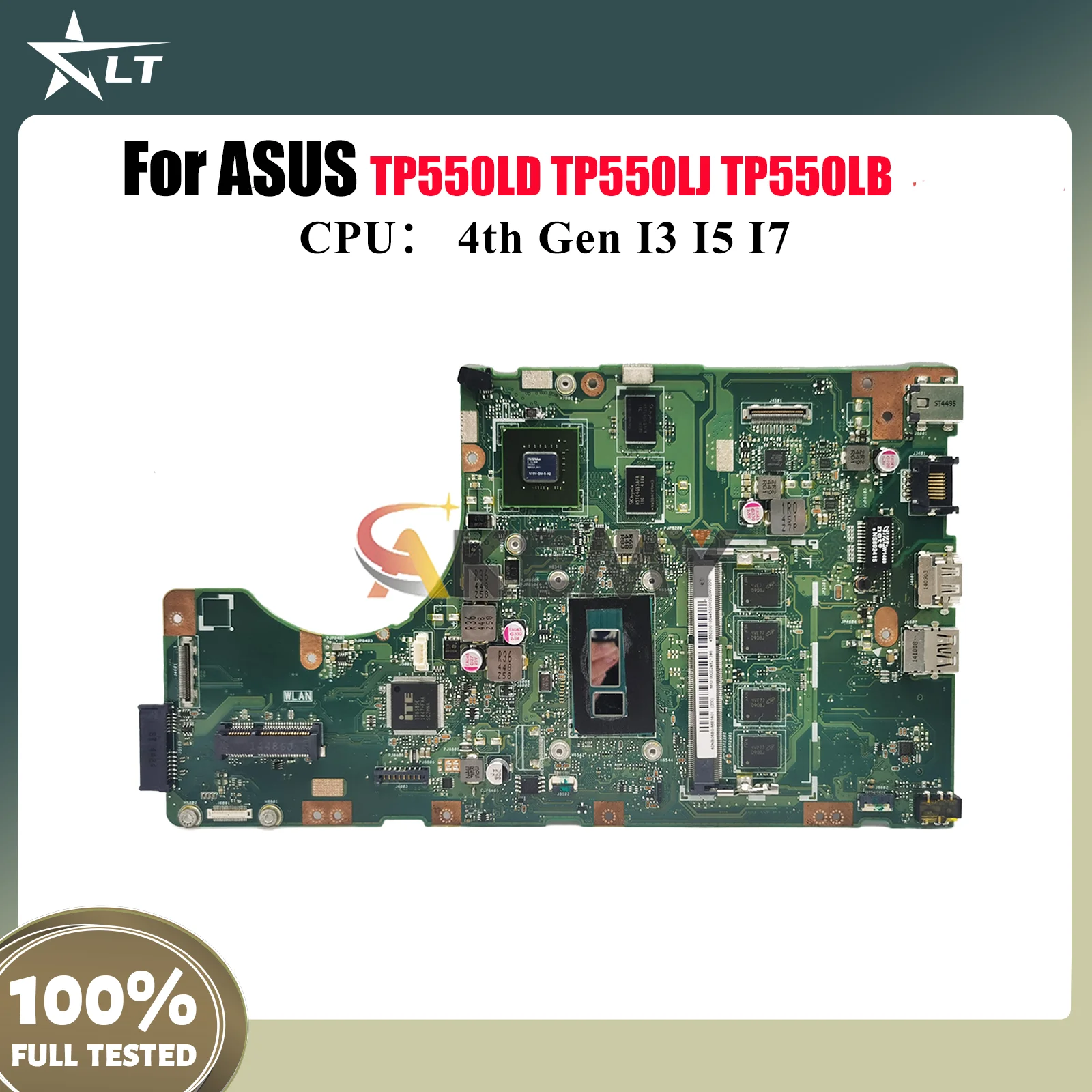 

TP550LD Laptop Motherboard For ASUS VivoBook Flip J550L TP550L TP550LJ TP550LD TP550LAB TP550LB TP550LN Mainboard I3 I5 I7 CPU