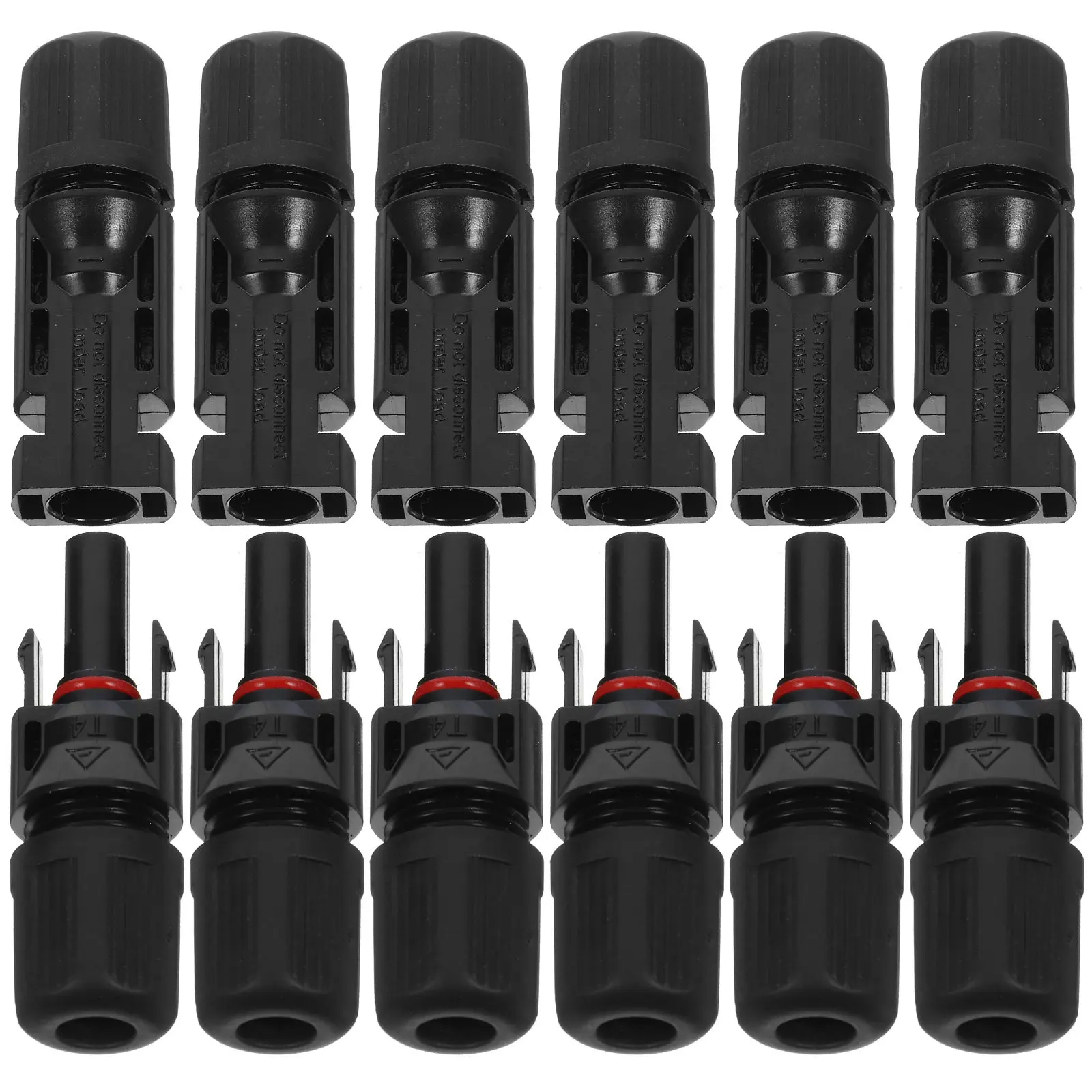 6 Pcs Connector Multipurpose Solar Connectors for Panels Electrical Photovoltaic Accessories