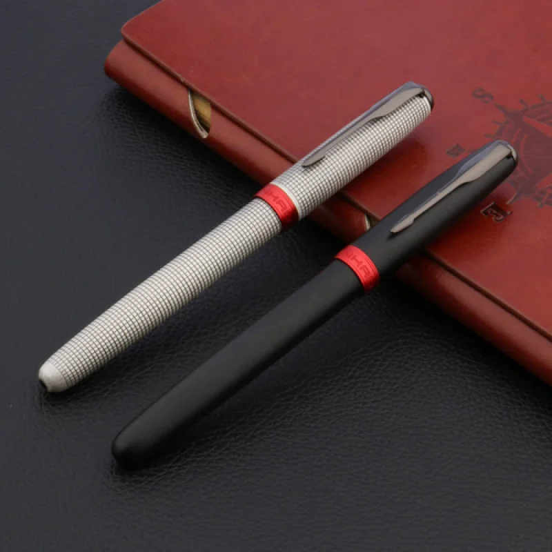 

A+ Jinhao 75 Metal Executive Fountain Pen, Fine Nib, Ink Converter, 3 Color Options