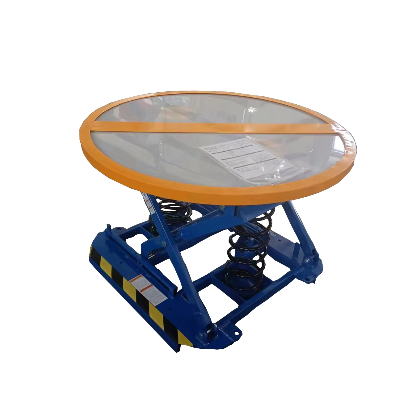 #2 Ton Portable Stainless Steel Scissor Lift Table No Electric Power Spring Lifting Platform