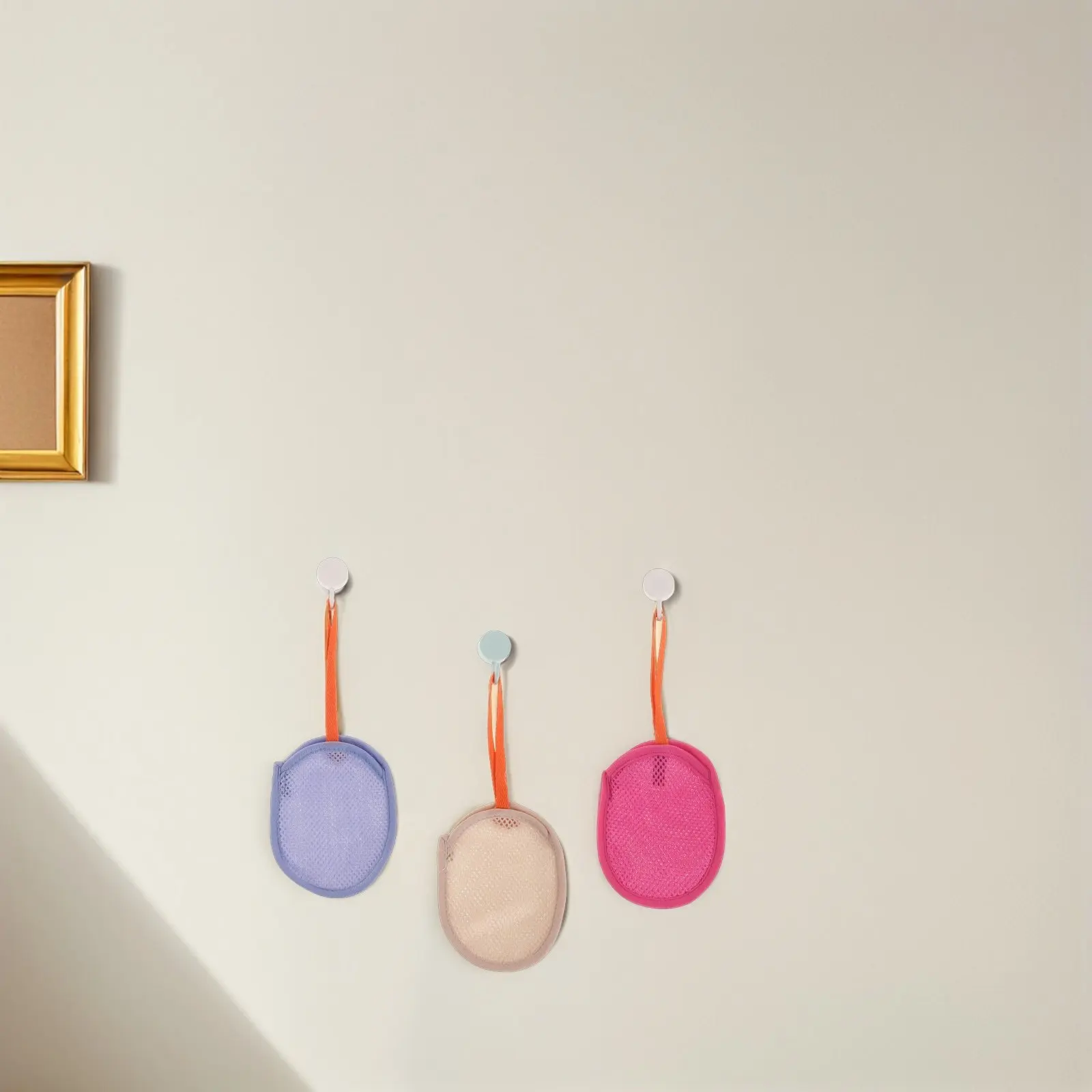 

6Pcs Foaming Mesh Soap Bag Thick Creamy Lather Soap Pouch Drawstring Hanging for Shower Bathroom Travel Mesh Foaming Shower