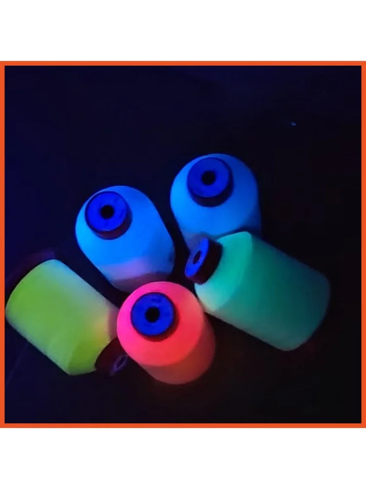 

Флуоресцентная нить для шитья, меняющая цвет под УФ-светом, для домашнего текстиля, рукоделия и DIY-проектов, материалы и инструменты