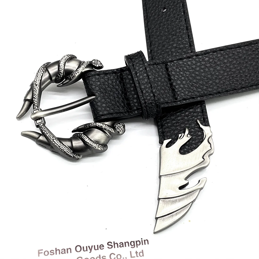 Gotico Y2K Donna Uomo Cinture Luxury Brand Goth Ladies Hip hop Punk Rivetto Scheletro Stampa Cintura Jeans Cintura