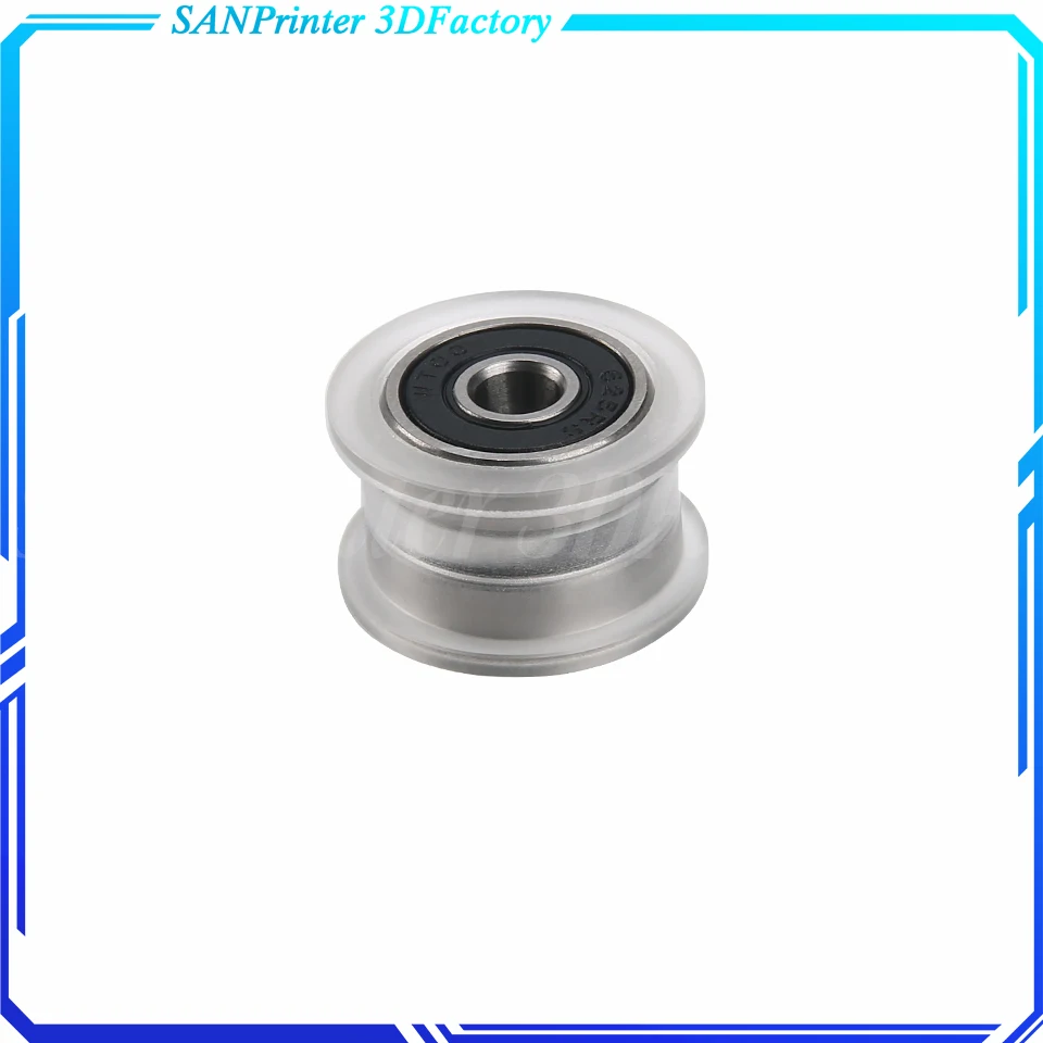 Opensource Roda Katrol Pemalas Halus Tipe H Katrol POM Idler, Roda Halus Roda Pemalas Aksesori Printer 3D