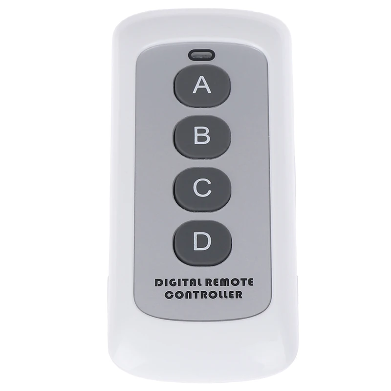 1Pc 433MHz 4 Button EV1527 Code Remote Control Switch Transmitter Wireless Key Remote Gate Door Accessories