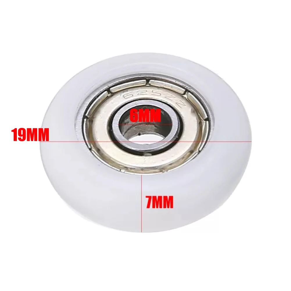 8/10Pcs Shower cabin rollers Replacement Runner Wheels 19/23/25mm Wheel Diameter 5/6mm Hole For shower cabin  Enclosures Steam