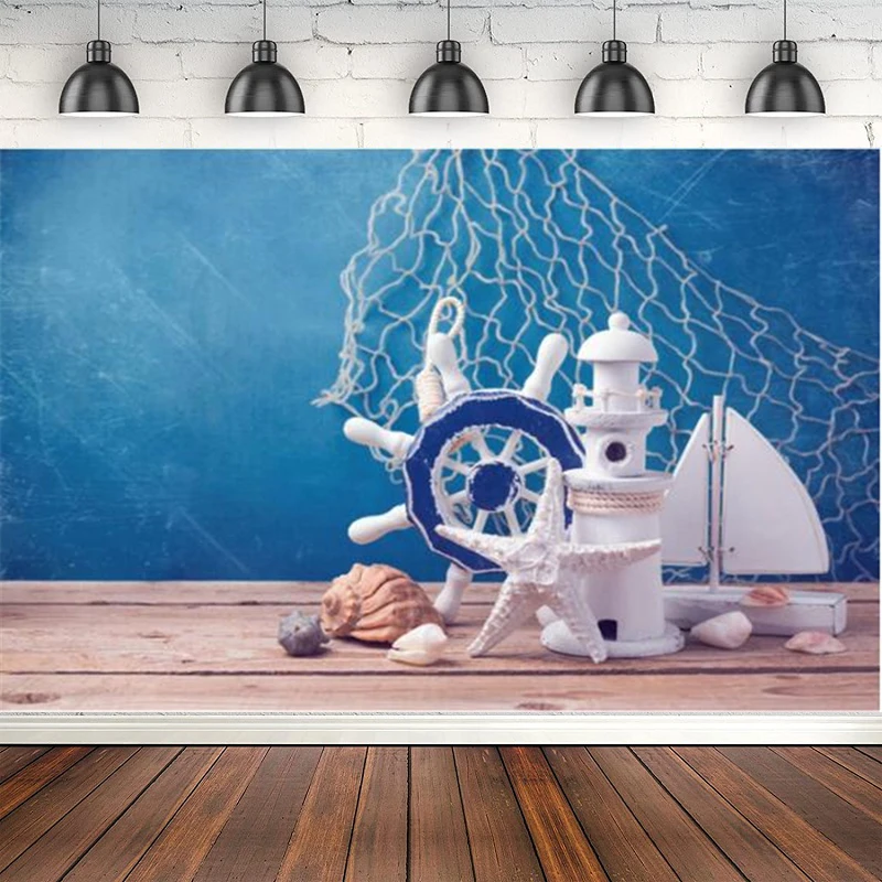 Photography Backdrop Birthday Party Decor Navigation Pirate Rudder Portrait Poster Photozone Photo Studio Background Banner