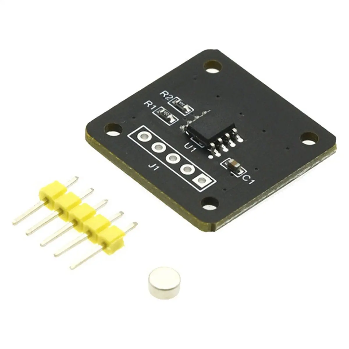A72Z MT6701 Magnetic Encoder Magnetic Induction Angle Measurement Sensor Module 14bit High Accuracy Replaces AS5600 1Set