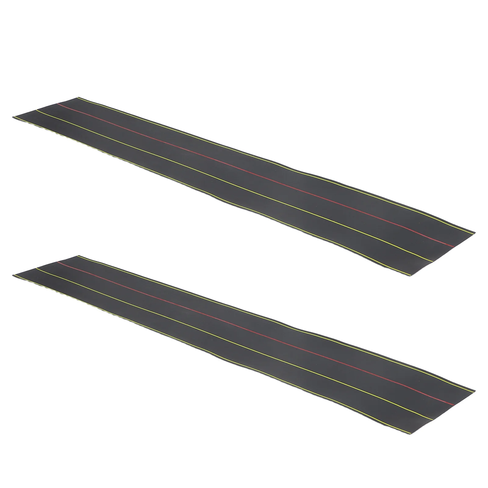 

2pcs Magnetic Sentence Strips 35X5Inches Four-Line Three-Grid Dry Erase Whiteboard Sticker Portable Reusable Teaching Aid For