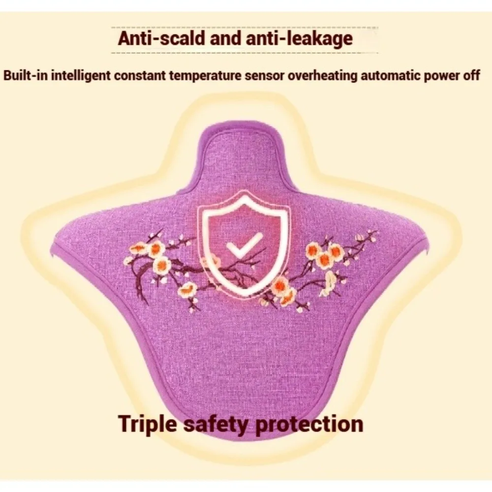 

Portable Electric Heating Pad Adjustable Temperature Comfort Care Mugwort Pack Breathable Shoulder Neck Warming Pad Neck