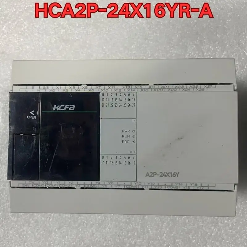 Second-hand HCA2P-24X16YR-A PLC controller function test is normal