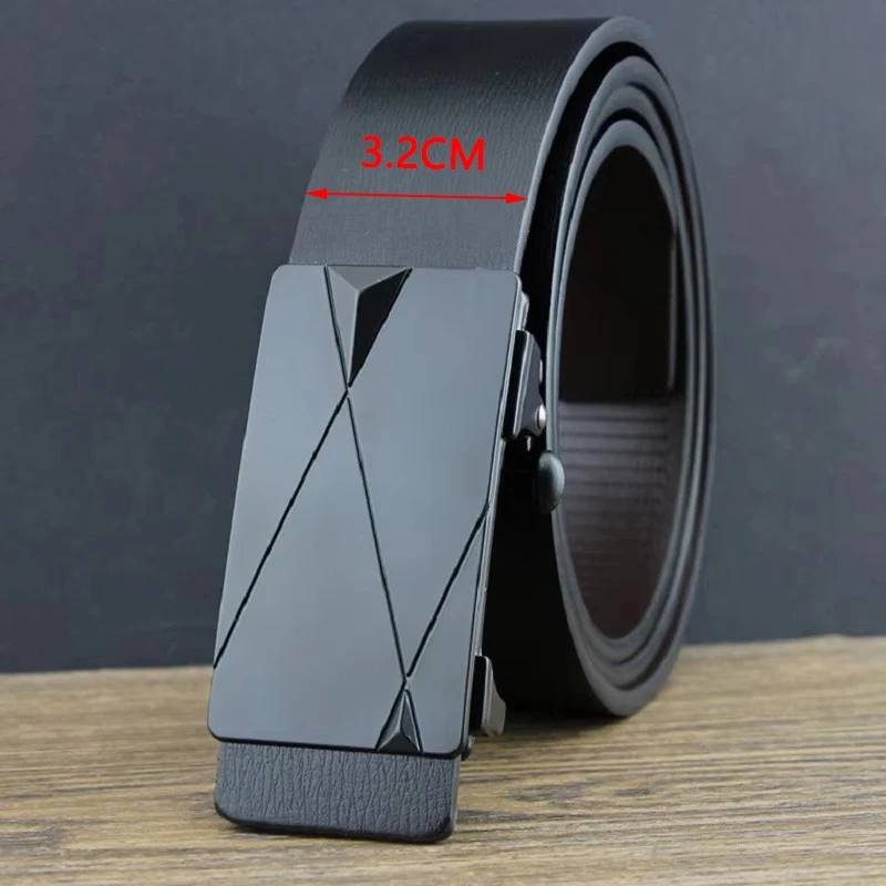 Ceinture de travail en cuir de vachette véritable pour hommes, designer, environnement décontracté, mode pour jeans, sans dents, sangles
