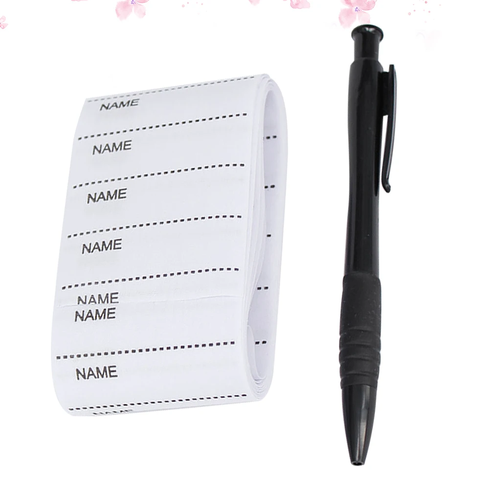 Stickers Waterproof Labels Adhesive Clothing Laundry Name Custom for