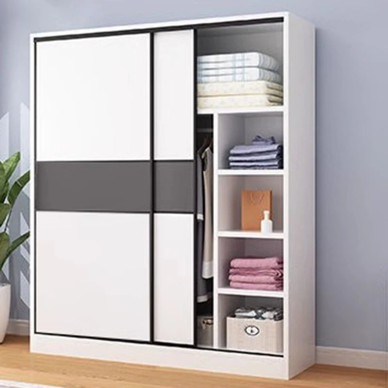 

Sliding Door Bedroom Wardrobe Luxury Women Nordic Organizer Wardrobe White Display Armario Plegable Para Ropa Home Furniture