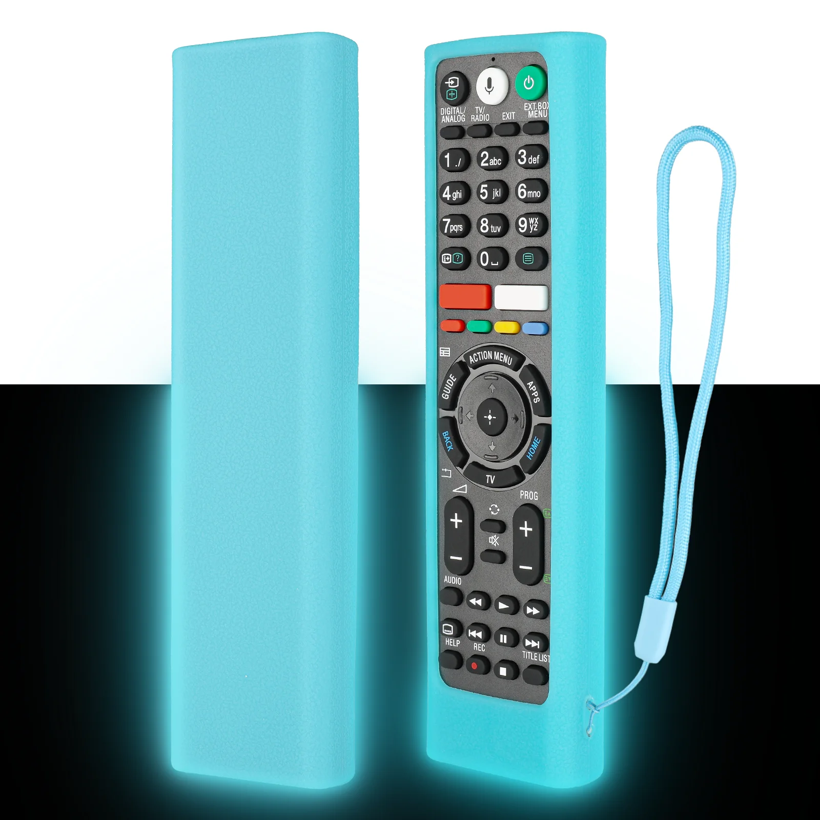 Silicone Remote Control Case Compatible With Sony Smart LCD/LED/3D TV RMT-TX100D RMT-TX102D RMT-TX300E RMF-TX310E RMF-TX300E RMT
