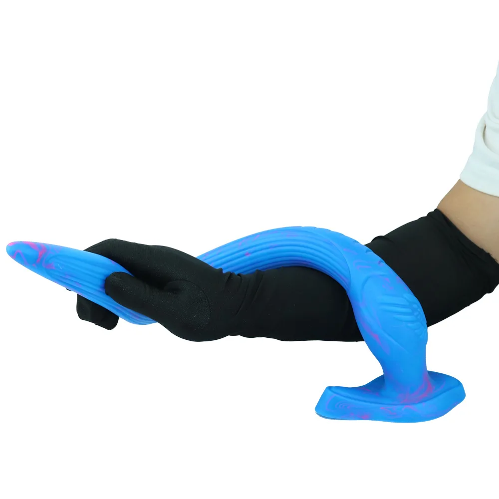 Ultra long abyss tentacle anal plug suction cup Long term wearing Squid Beard False Penis Silicone Male and Female Masturbator 2
