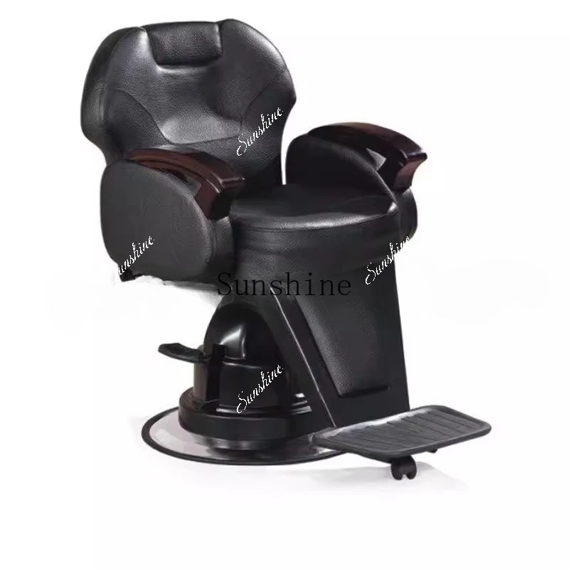 Hydraulic Barber Styling Salon Workstation Portable Hot Barber Reclining Chair TF