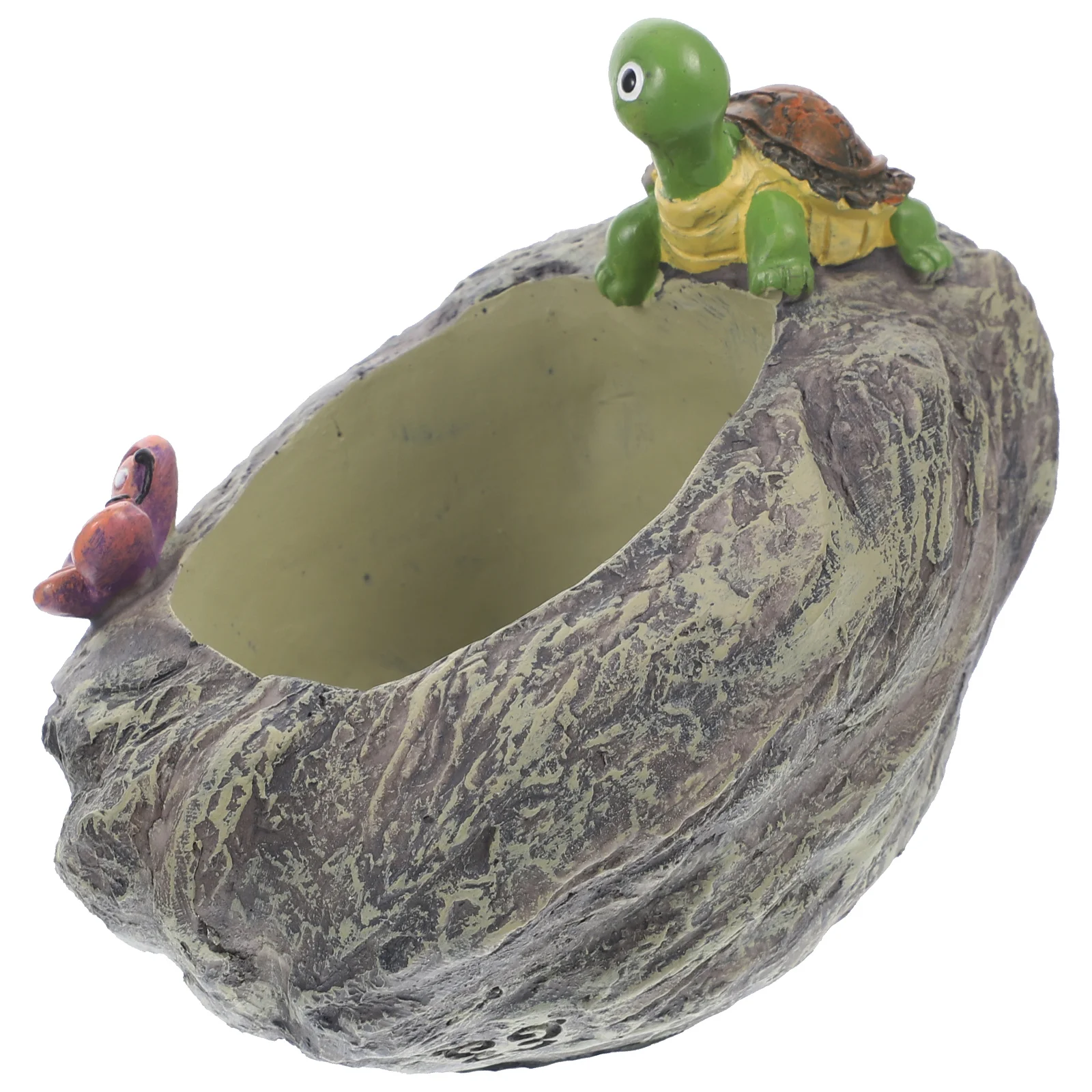 

Turtle Stone Flowerpot Ornaments Tasteless Cartoon Resin Outdoor Adornment Household Craft Planter Design