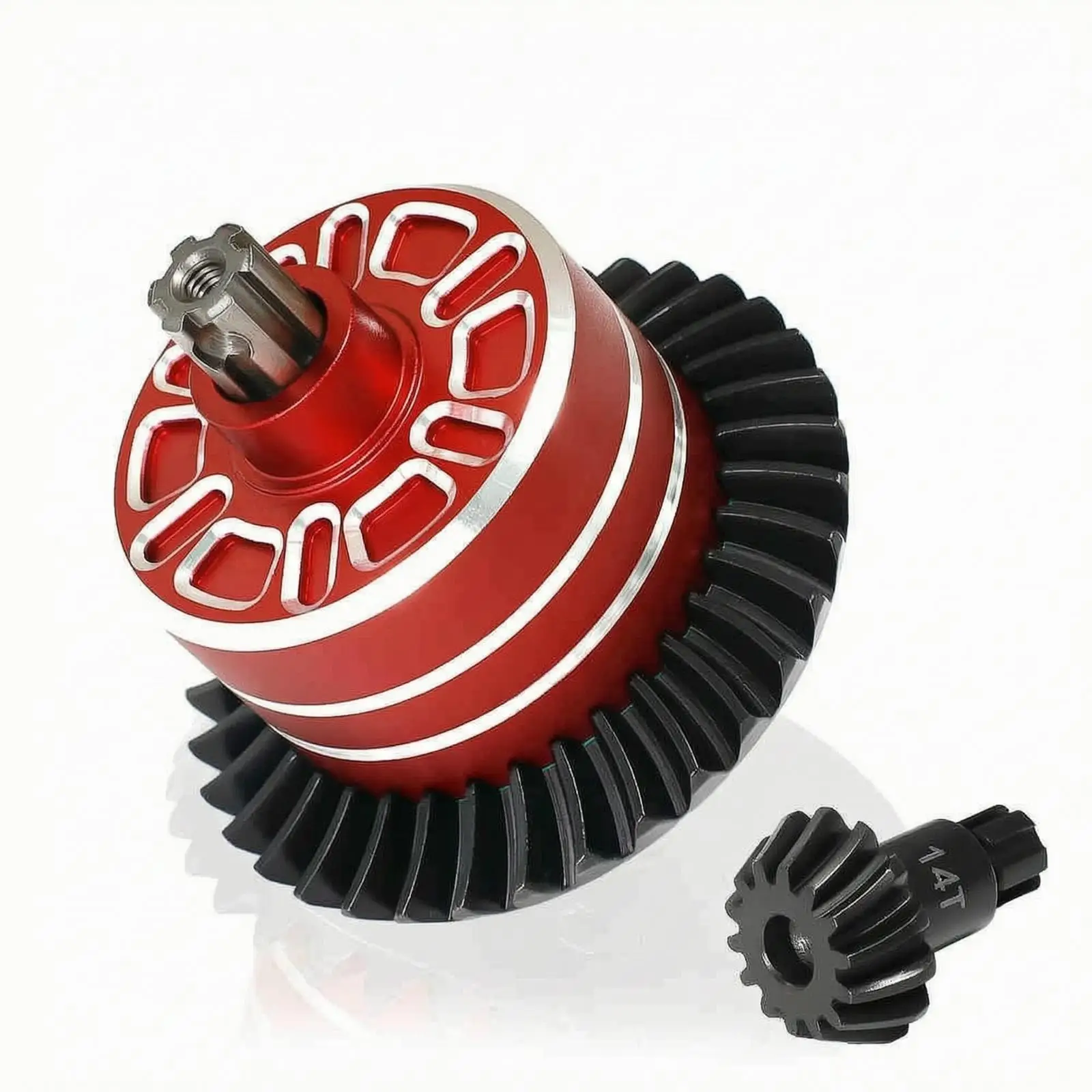 Differential Gear Assembly Precision-Machined Differential with Pinion Gear Metal for Hobbyists, Builders, RC Drivetrain Tuning