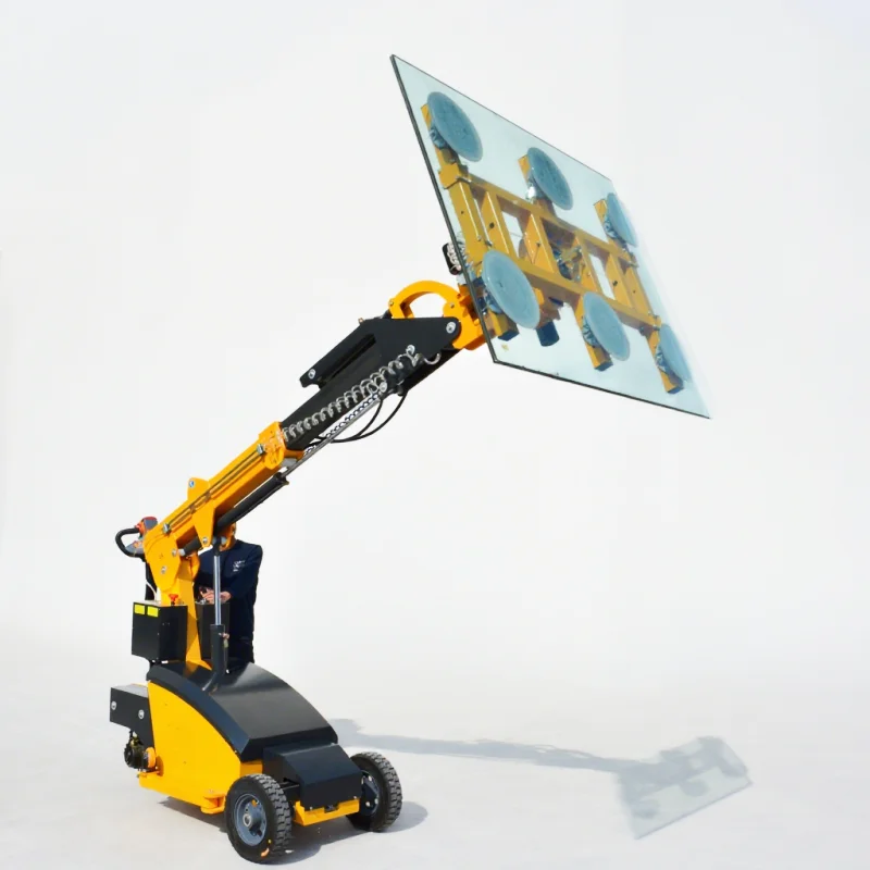 Marble Lifting Robots Electric Glass Vacuum Lifter for Heavy Slabs Smart Glazing Installation Robot for Windows and Stone