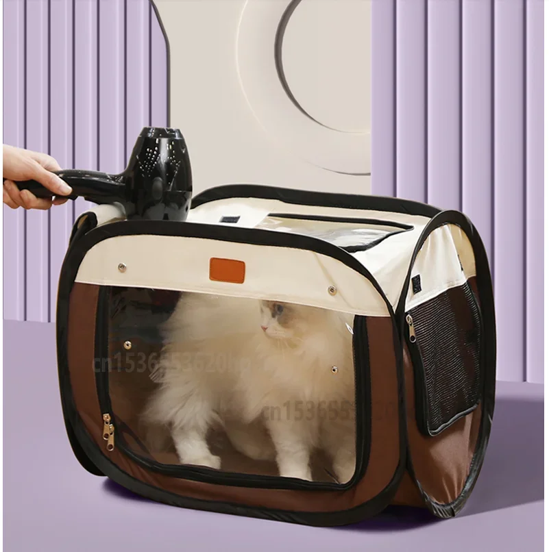 Pet Drying Box: Double-Sided Ventilation, Multifunctional Grooming Box for Salon-Grade Care, Pet Dryer, Efficient Pet Grooming