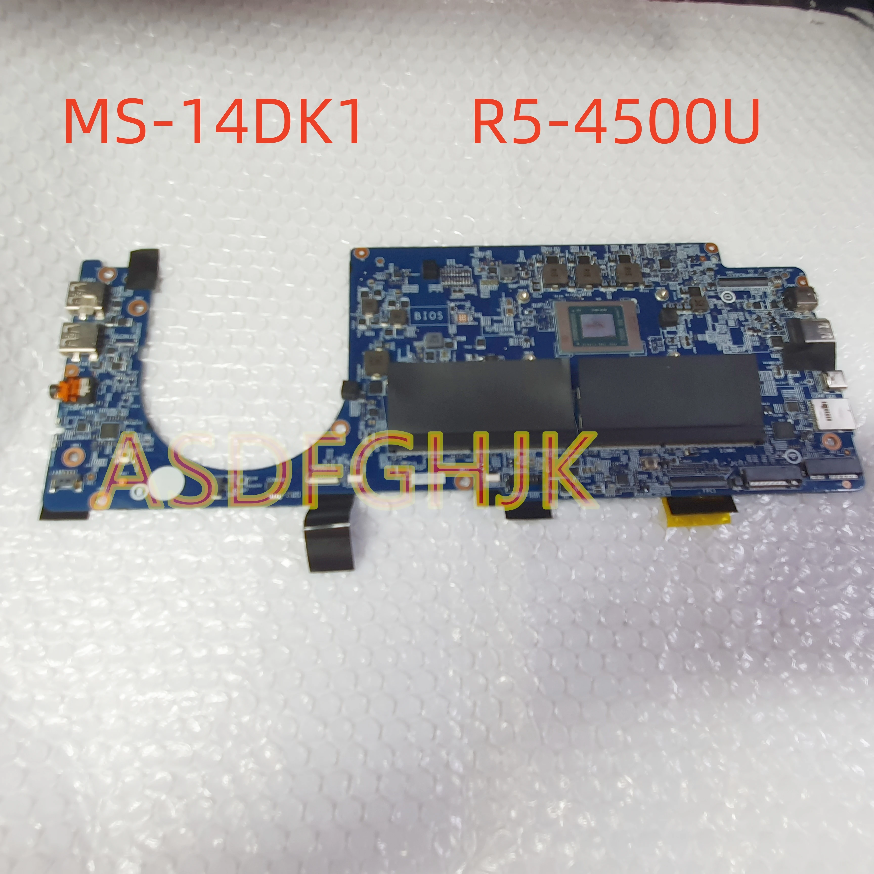 

Original ms-14dk1 ver 2.1 For Msi Modern 14 B4MW MS-14DK Laptop Motherboard With R5-4500U AMD CPU Tested Fast Shipping