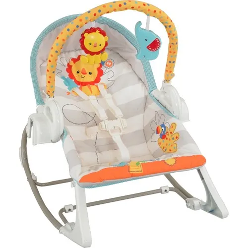 Fisher-Price 3-in-1 Swing, Baby Seat, Rocking Chair, Including Toy Bar, newborn to 18kg, 6-Step Rocking Speed, 18 Melodies BFH07