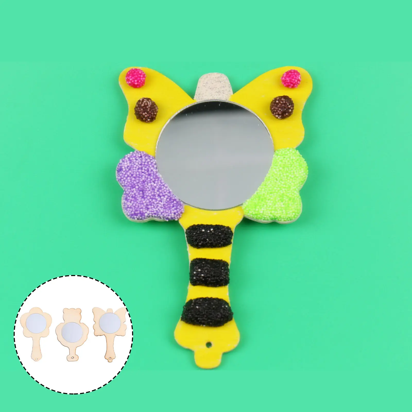 15pcs-wooden-mini-mirrors-diy-hand-painted-blank-mirrors-handheld-unfinished-wood-mirror-decorations