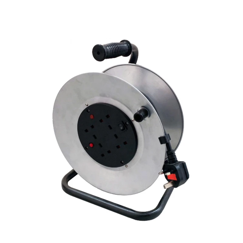 Electric Extension Power Cord Retractable Cable Reel