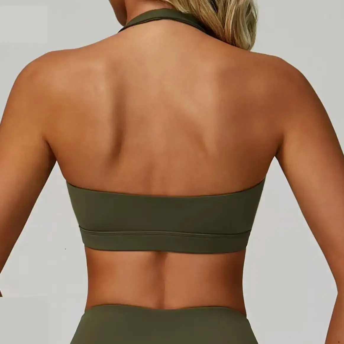 

Sports Bra Women's Yoga bra Halter Top High Support Push-up Open Back Gym Sportswear Fitness Yoga Workout Quick Drying Underwear