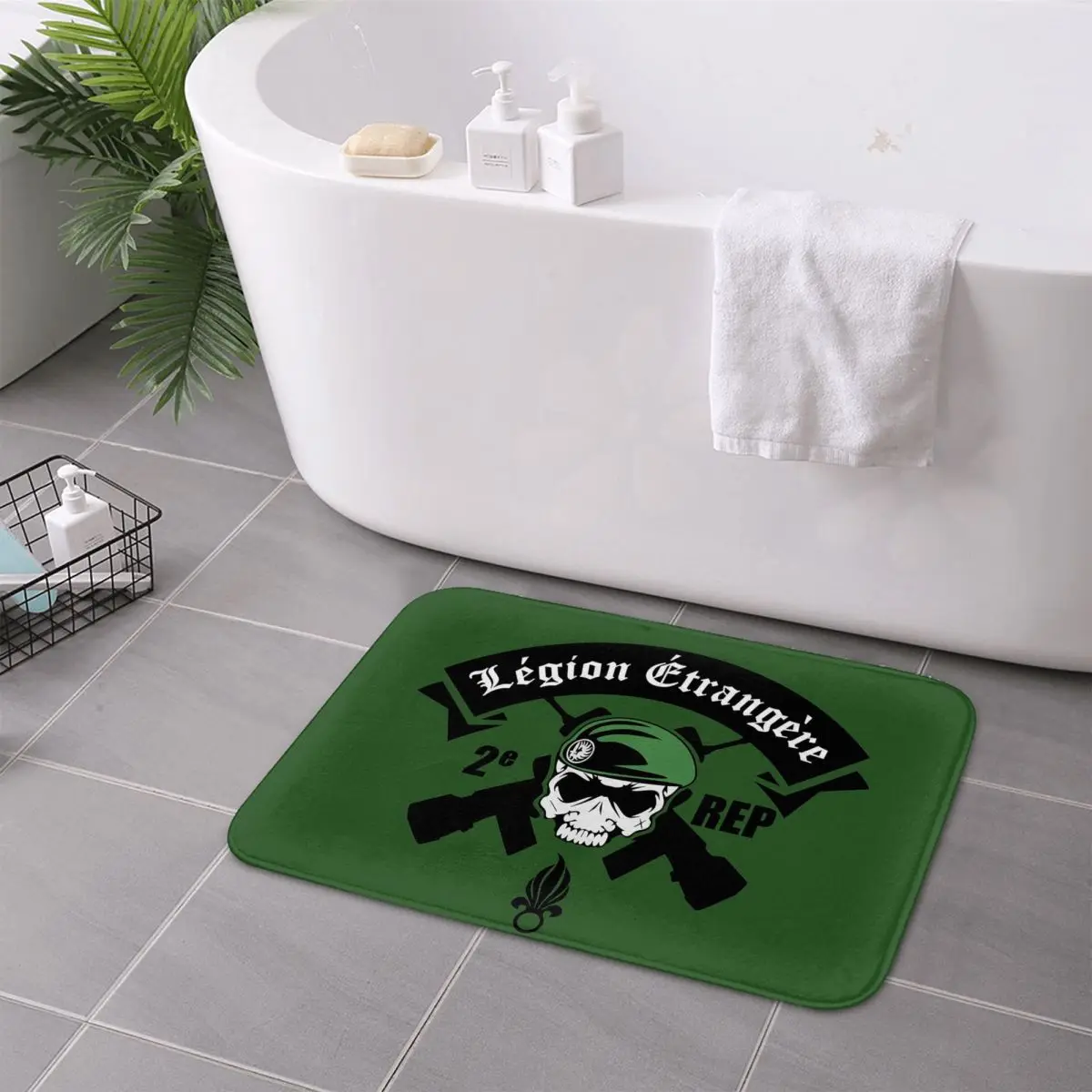 Legion Etrangere Foreign Legion France Military Anti-slip Doormat Floor Mat Carpet Rug for  Entrance Home Bedroom Footpad Mats