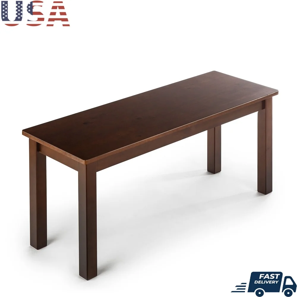 

Juliet Wood Bench Indoor Furniture 40 Inch Elegant Seating Durable Solid Wood Stylish Comfortable Dining Room