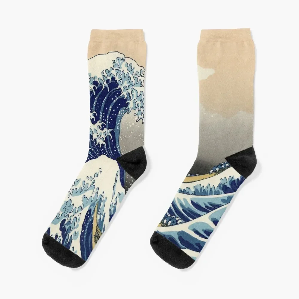 

Great Wave Socks Toe sports christmas gift Socks Women Men's