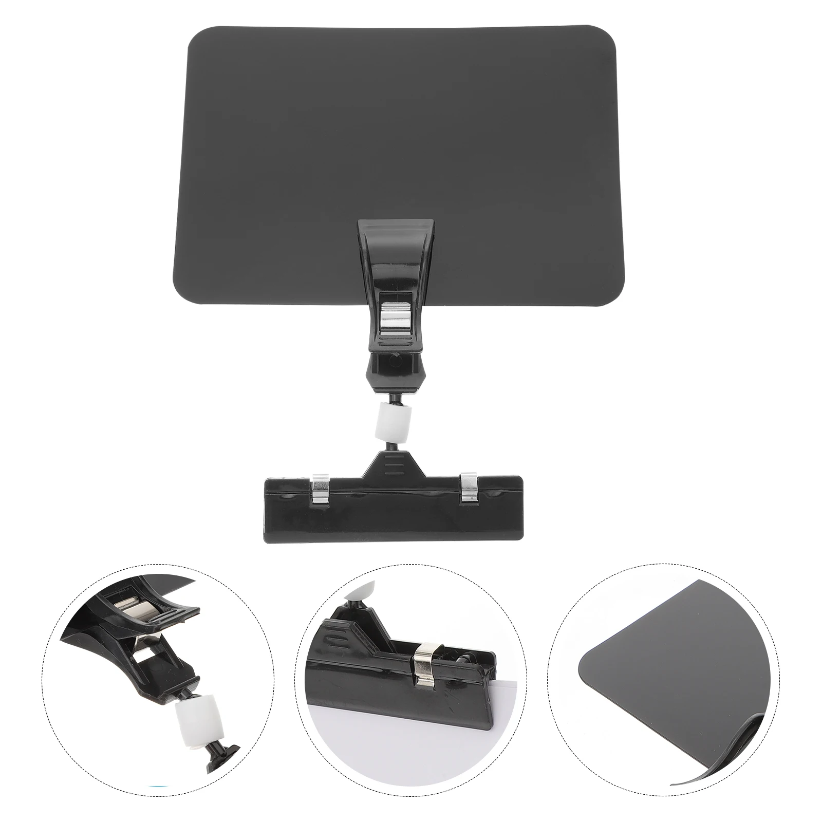 6Sets Clip on Waterproof Chalkboard Price Label Holders Plastic Reusable Signs for Supermarket Retail Store Food Labels