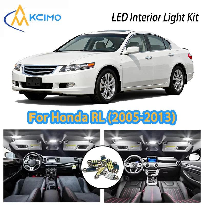 

KCIMO Interior LED Lights Kit Fit For Honda RL (2005-2013), Simple Install, 2 Colors Choices, Durable, Car Interior Accessory