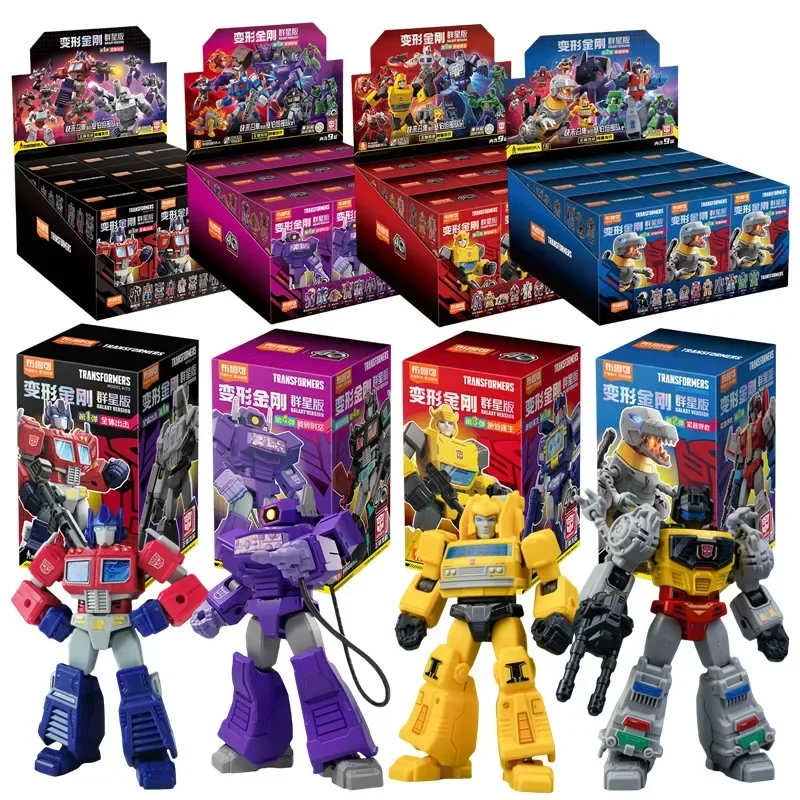 Transformer building block Splicing toys Optimus Prime bumblebee Shockwave Megatron Robot Action Figure Toy For Kids Gift