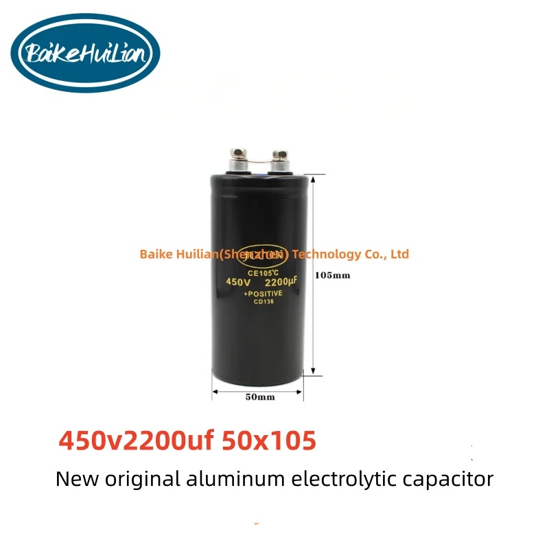 1pcs/lot 450v2200uf 450v inverter welding machine bolt/screw foot capacitor 50x105