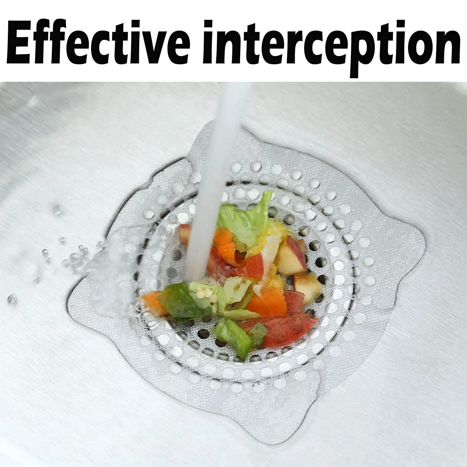 

30PCS Disposable Shower Drain Hair Catcher Stickers with Strong Adhesive Mesh Covers for Bathtub Sink Floor Drains
