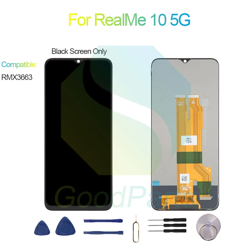 For RealMe 10 5G Screen Display Replacement 2408*1080 RMX3663 For RealMe 10 5G LCD Touch Digitizer