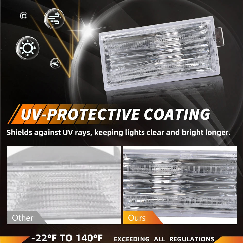 2X المصد الأمامي بدوره مصباح إشارة DRL وقوف السيارات غطاء خفيف ل 1978 1979 جي إم سي كاباليرو وشروليه ماليبو/EI كامينو لا لمبة